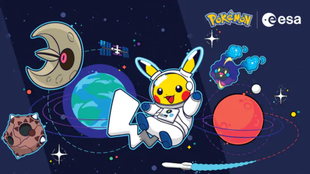 Key visual for “Pokémon GO and ESA Launch World Space Week Museum Events”