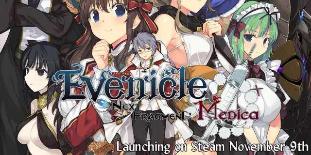 Key visual for “Evenicle – Next Fragment: Medica Steam Release Set for November 9”