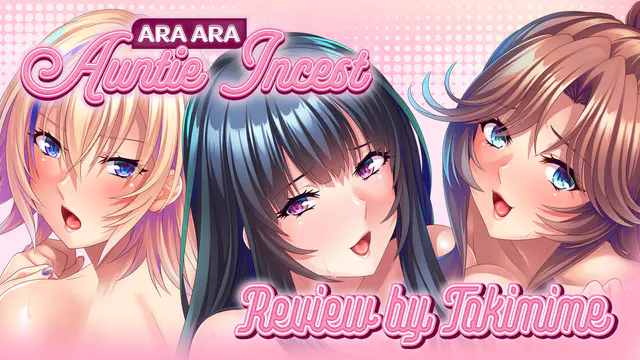 Key visual for “Ara Ara Auntie Incest Review: Kinetic Harem Visual Novel”