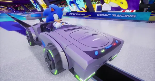 Key visual for “Sonic Racing CrossWorlds Year 2 Roadmap and Anniversary Short Film Details”