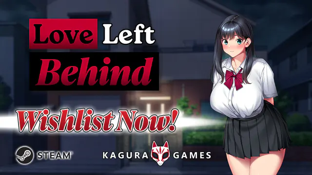 Key visual for “Kagura Games Announces Love Left Behind Release”