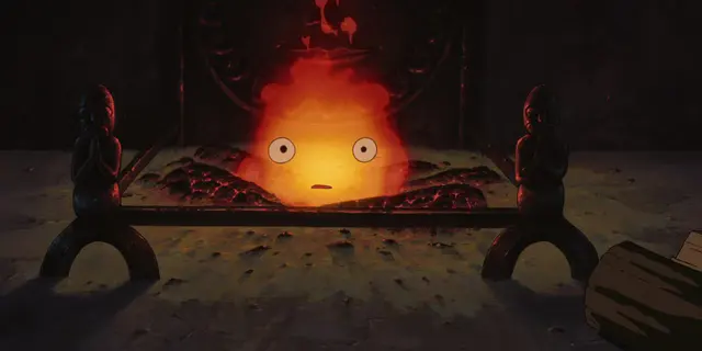 Key visual for “HBO Max to Stream Howl's Moving Castle Calcifer ASMR Video on November 1”