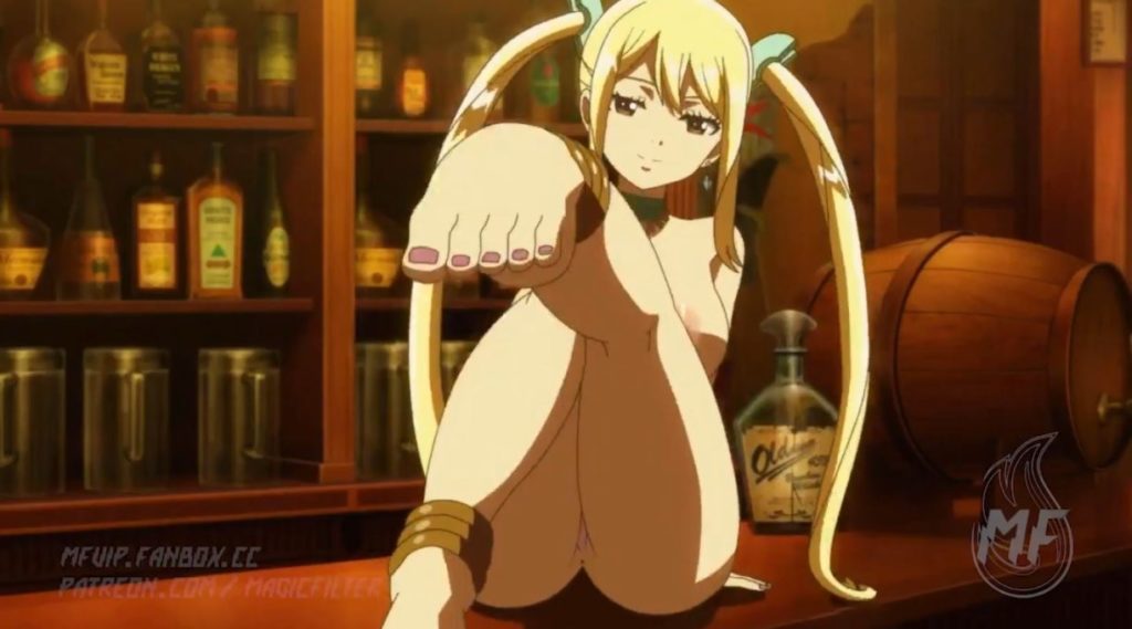 Fairy Tail Movie Animated Nude Filter Dances in an Even More Suggestive Manner