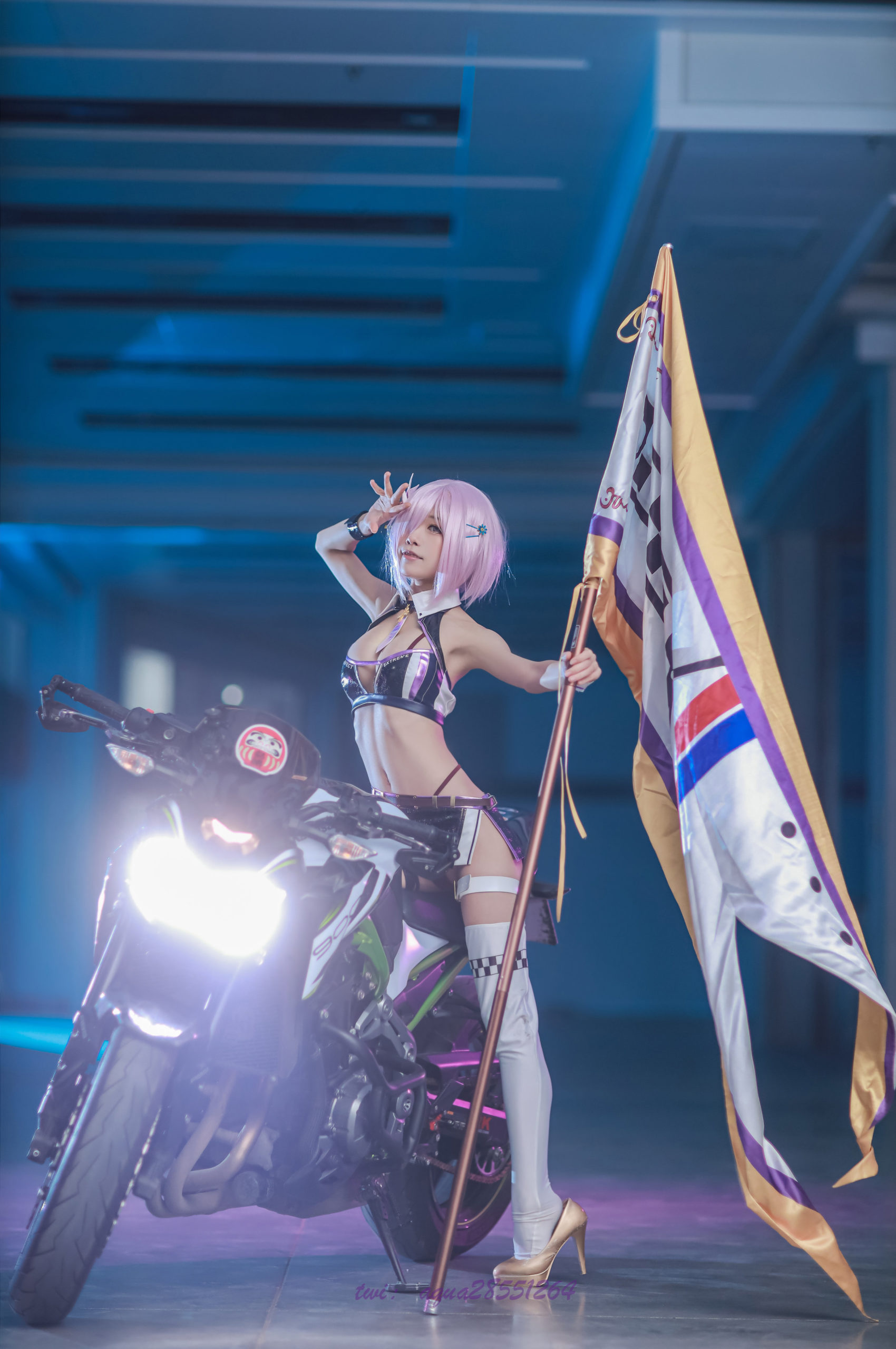 Race Queen MashuKyrielite Motorcycle Cosplay by Aqua 25 scaled 1