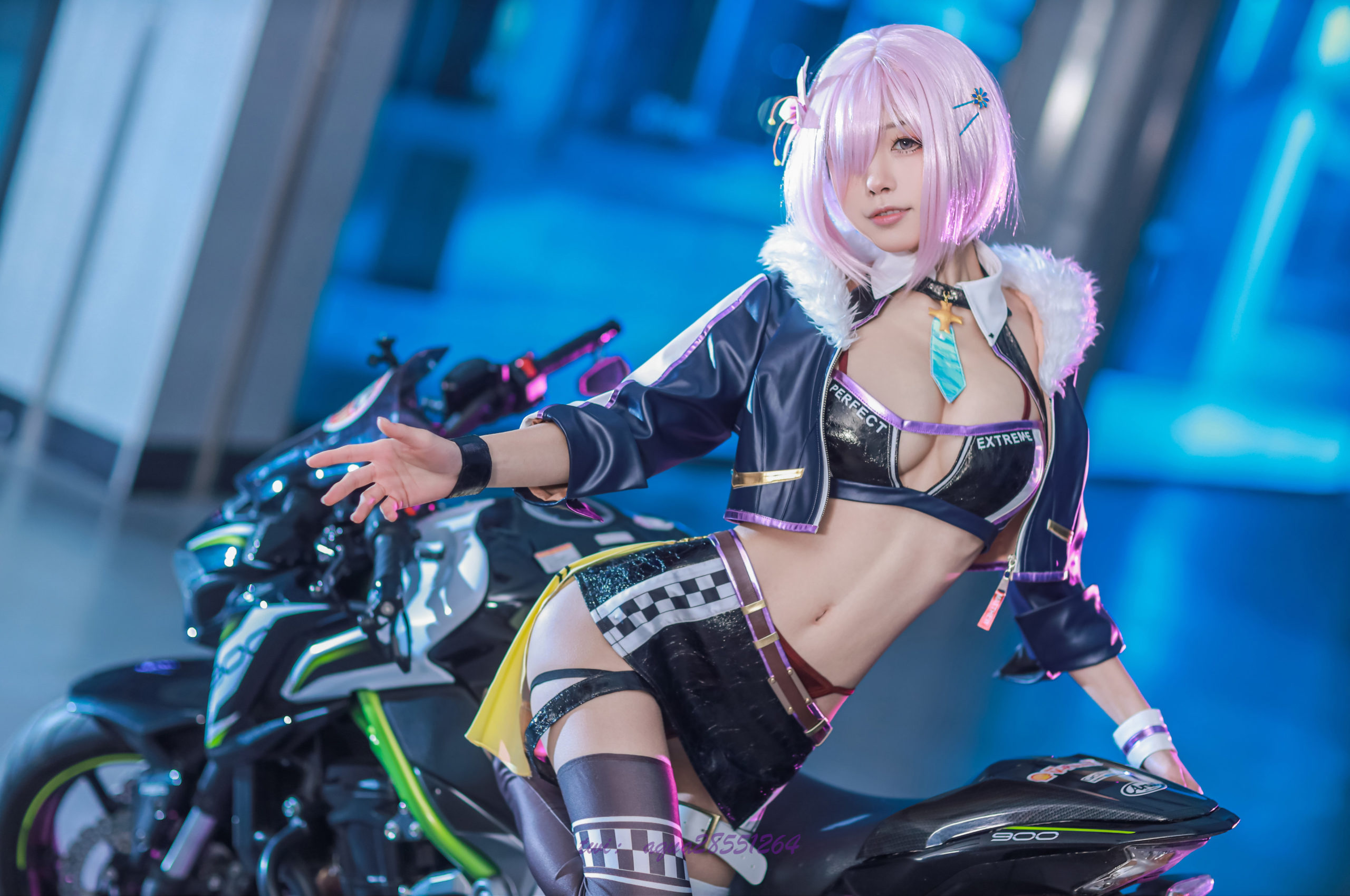 Race Queen MashuKyrielite Motorcycle Cosplay by Aqua 34 scaled 1