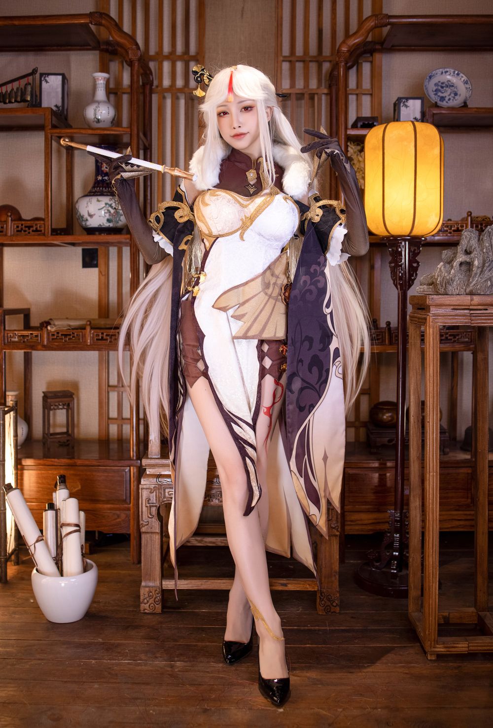 Genshin Impact – Ningguang Cosplay by Aqua 水淼 - HentaiDude TV