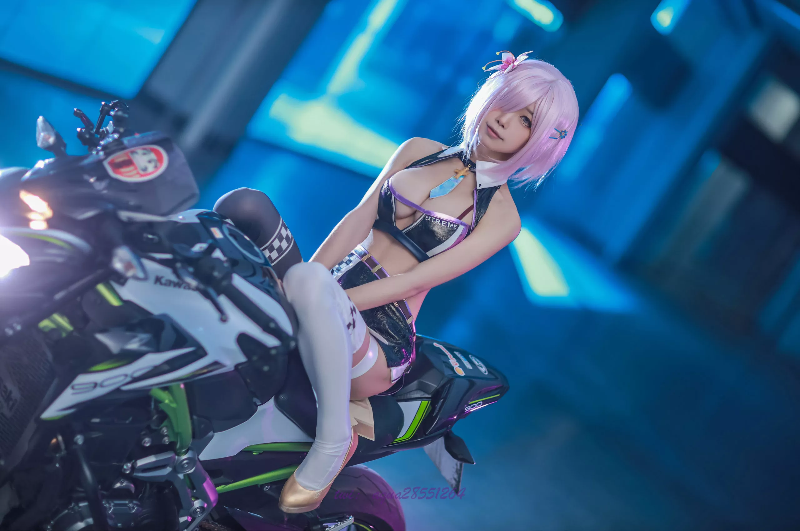 Race Queen MashuKyrielite Motorcycle Cosplay by Aqua 16 scaled 1
