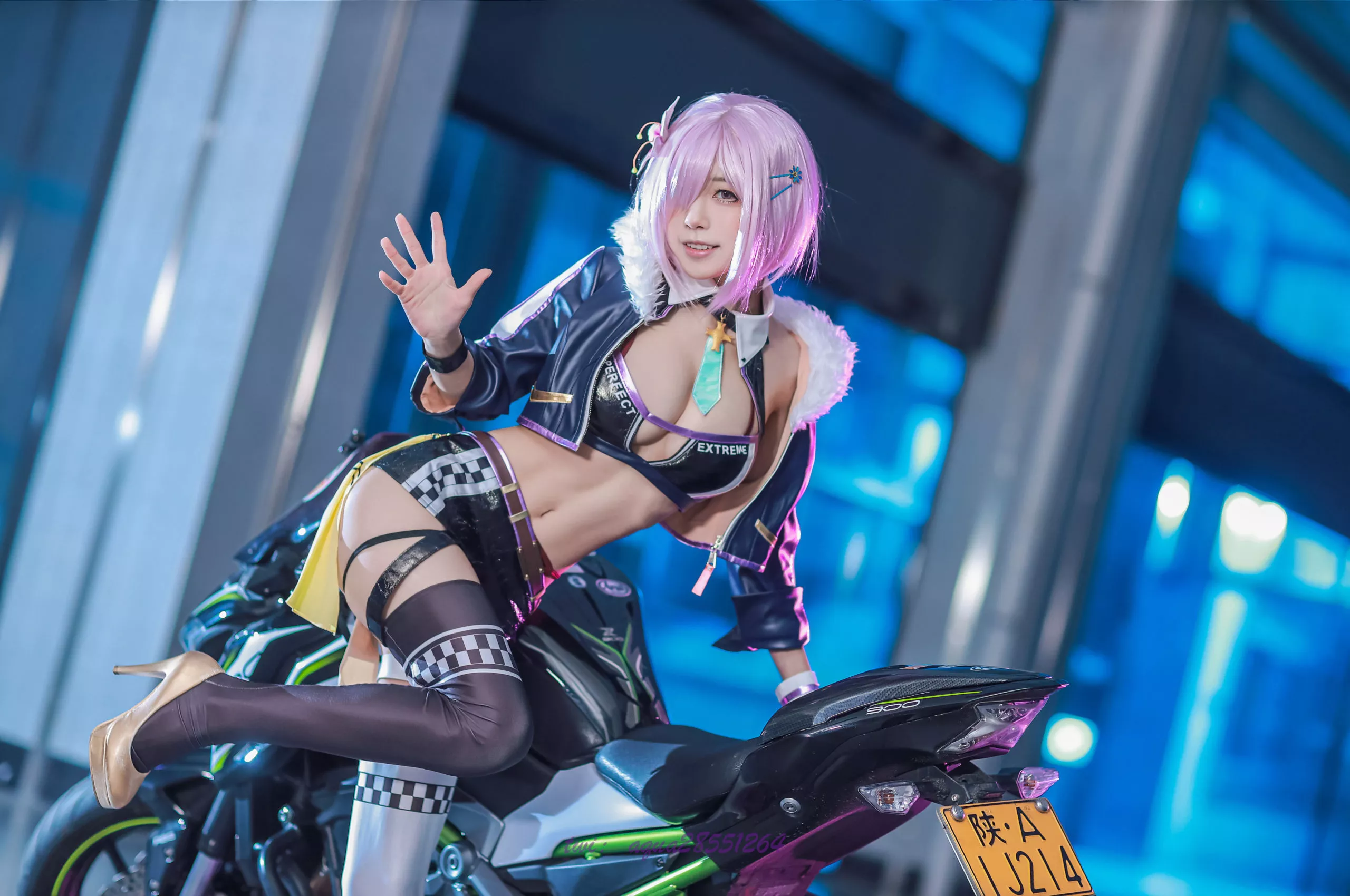 Race Queen MashuKyrielite Motorcycle Cosplay by Aqua 32 scaled 1